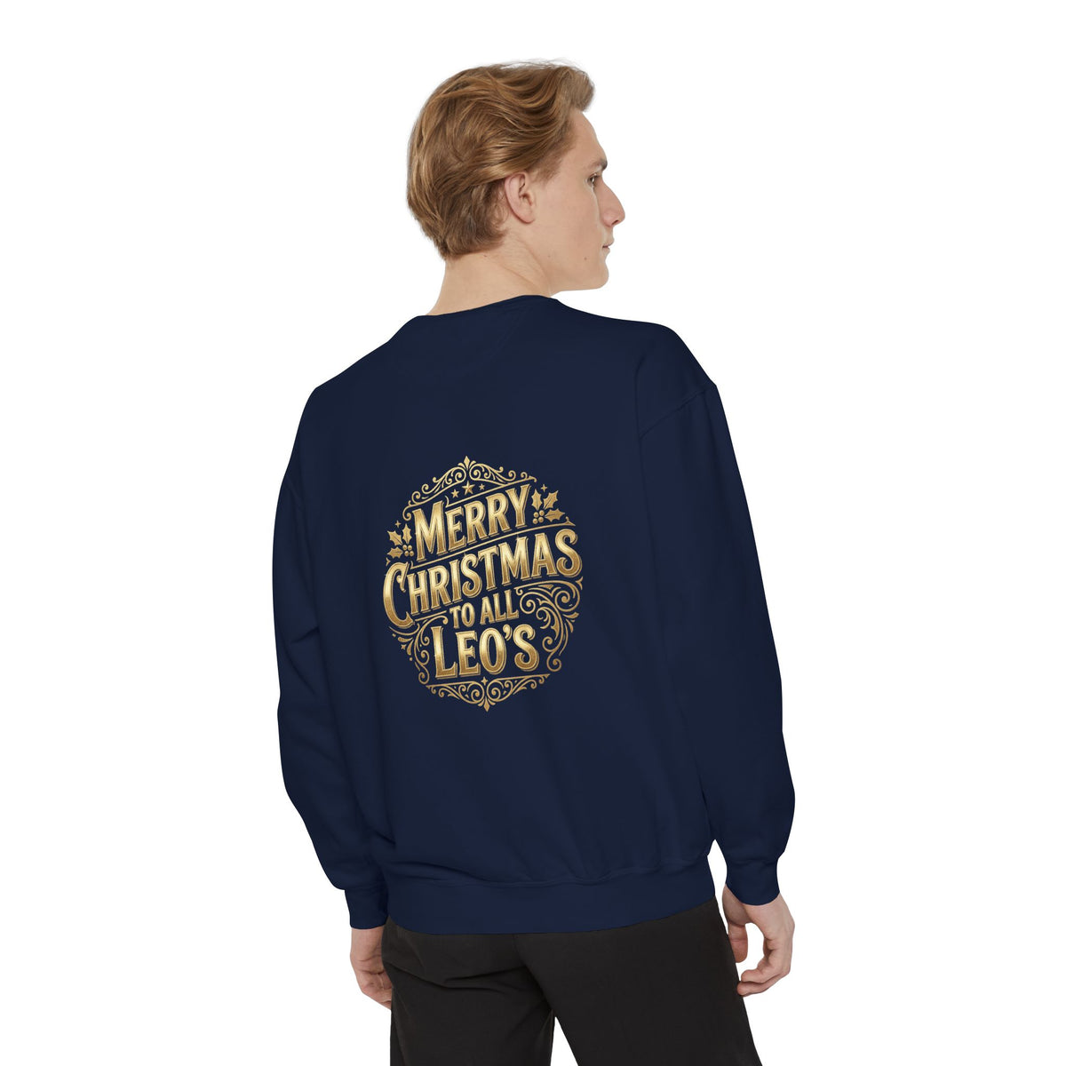 Christmas Sweatshirt — “Merry Christmas to all LEO’s” Holiday Police & Santa Crewneck