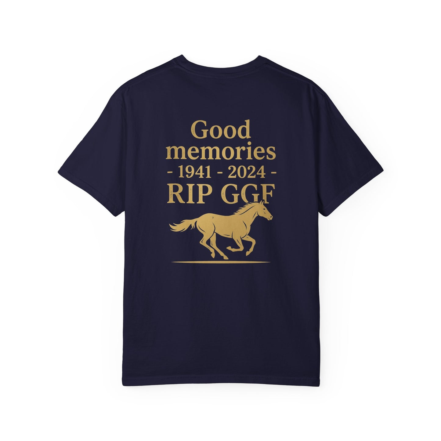 Golden Gate Bridge Illustration T-shirt | Memorial Horse Back Print