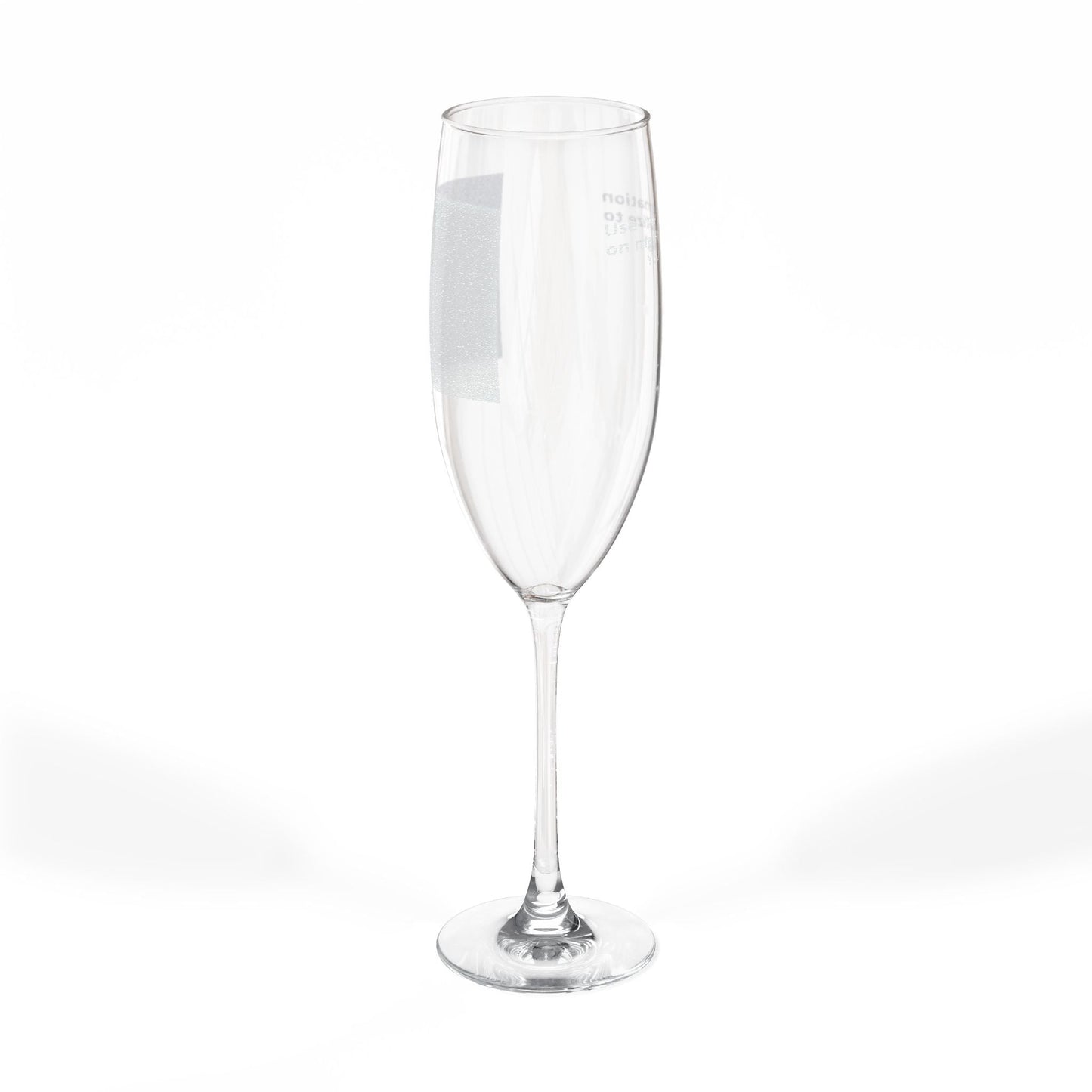 Engraved 8oz Champagne Flute — Personalized Wedding & Celebration Glass - ConsciousValues