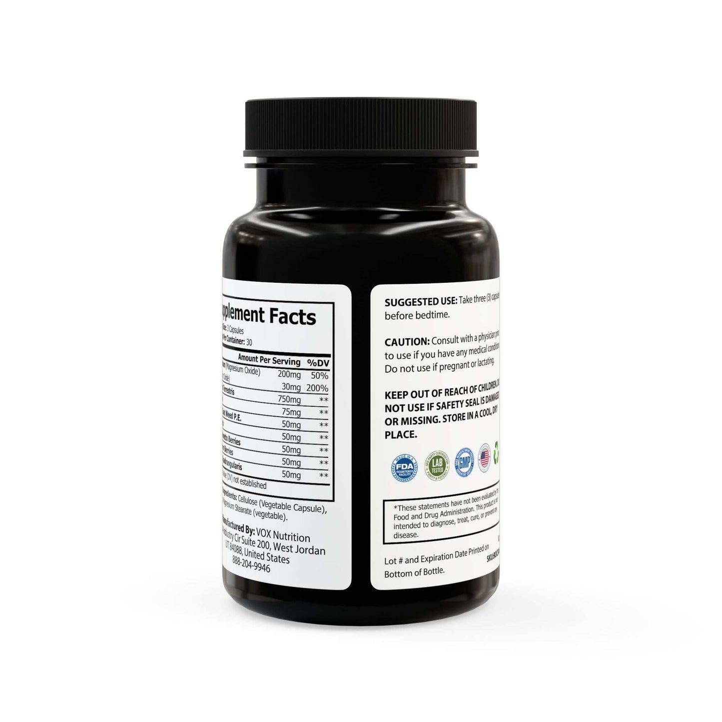 Magnesium Zinc Supplement (90 Capsules) - ConsciousValues