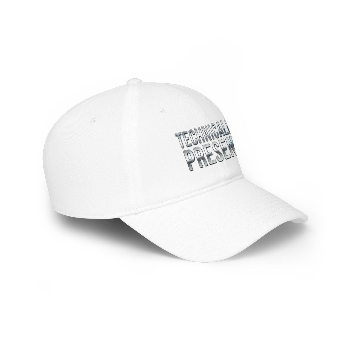 Technically Present Baseball Cap — Low Profile Tech Dad Hat - ConsciousValues