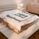 Vegan Heavy Metal AF Blanket | Velveteen Plush Blanket - ConsciousValues