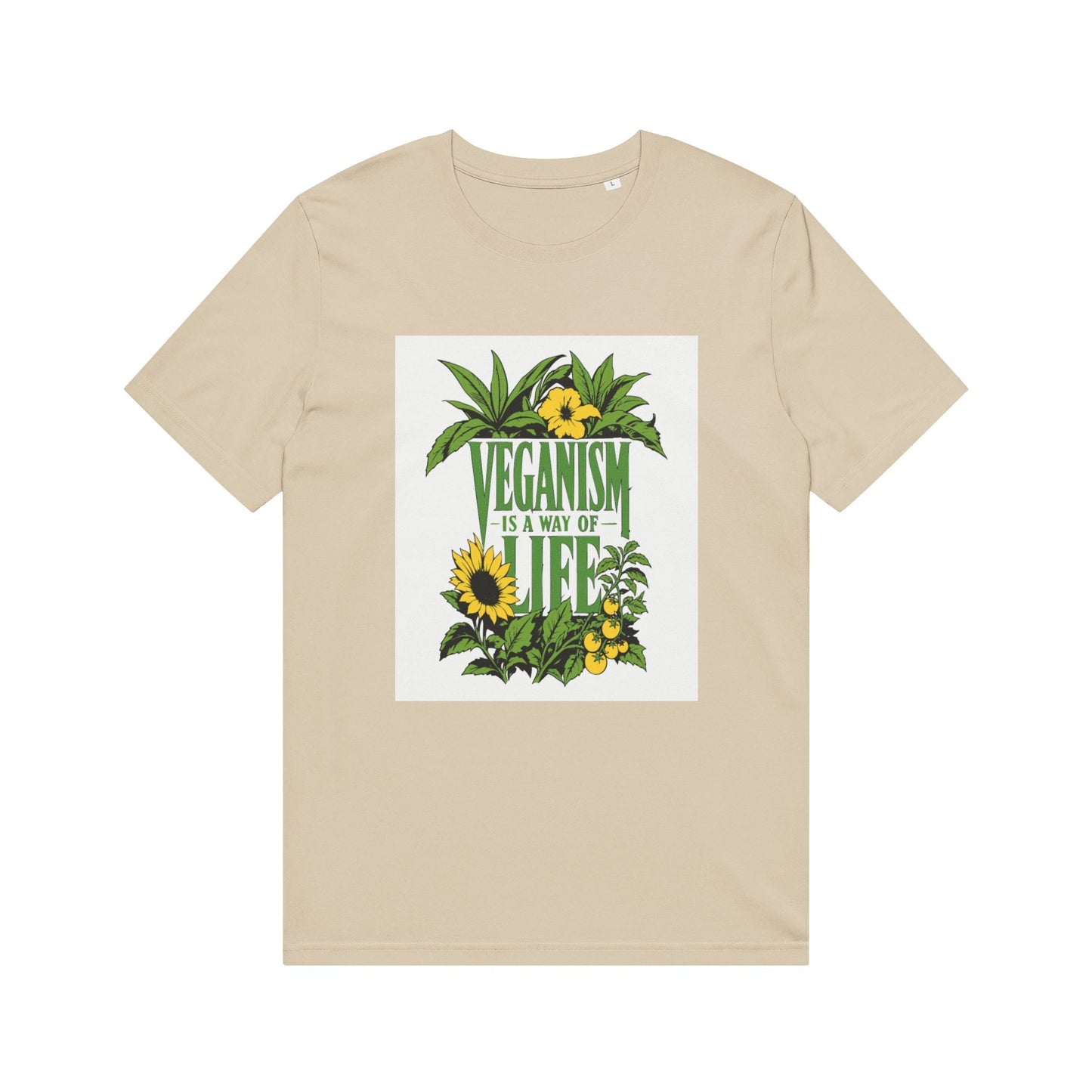 Veganism Is a Way of Life T-Shirt — Vegan Pride Slogan Plant - Based Tee - ConsciousValues