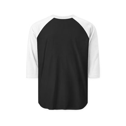 Vegan and Heavy Metal AF Crest Raglan Shirt | Vegan Pride Logo 3/4 Sleeve