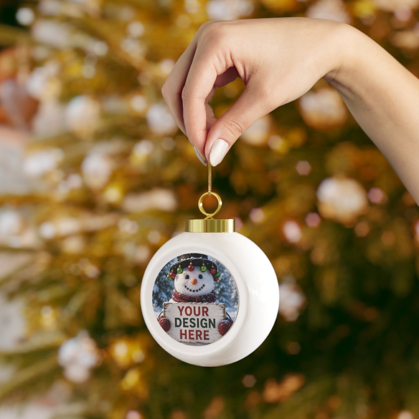 Personalized Christmas Ball Ornament
