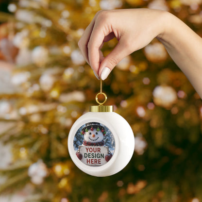 Personalized Christmas Ball Ornament