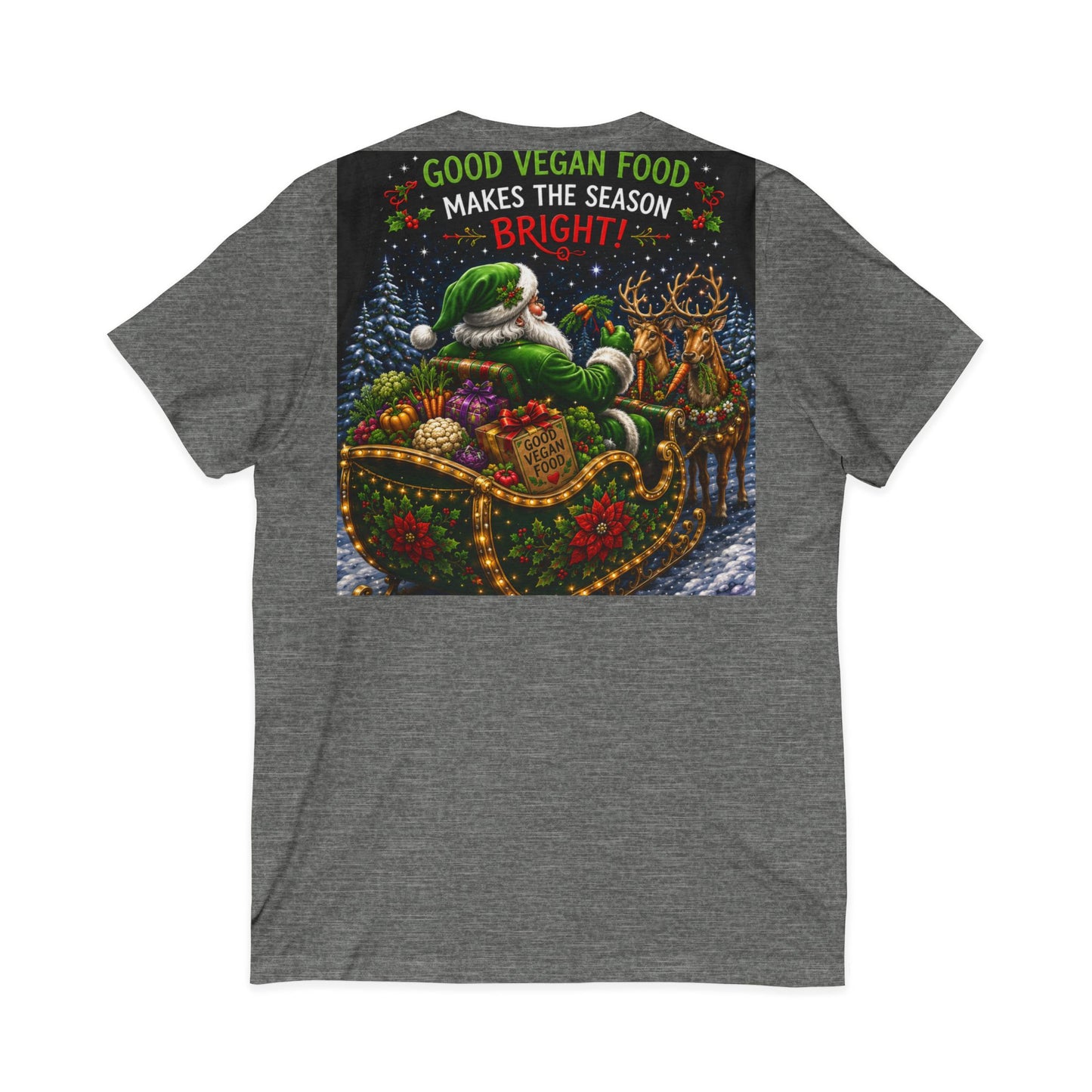 Unisex Jersey Short Sleeve V-Neck Tee