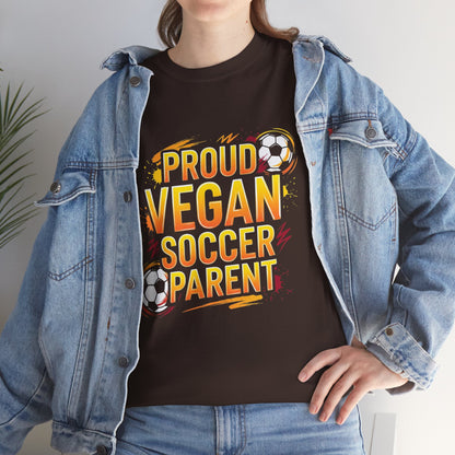 Back to School - Proud Vegan Soccer Parent T-Shirt