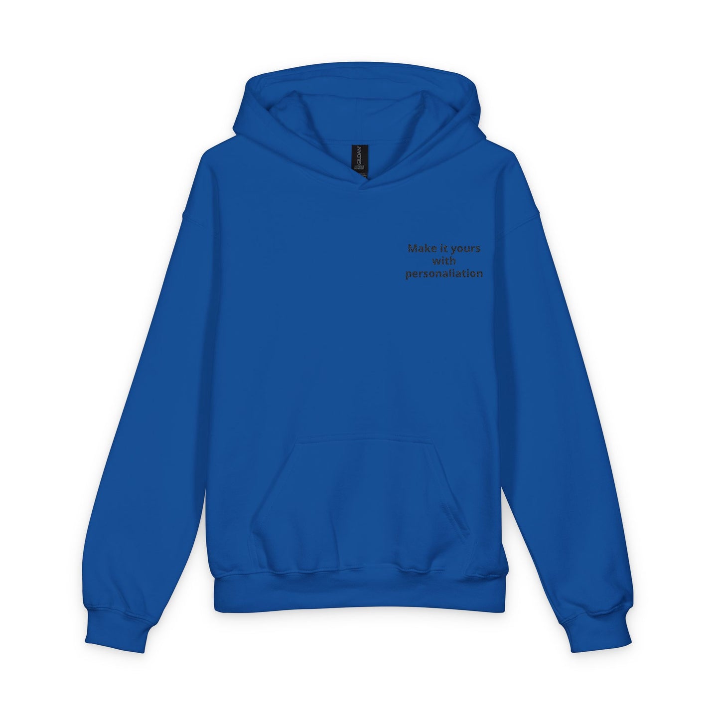 Youth Hoodie - Minimal "Print it your way" Chest Text