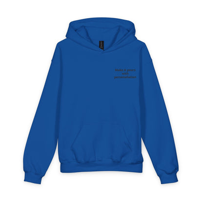 Youth Hoodie - Minimal "Print it your way" Chest Text