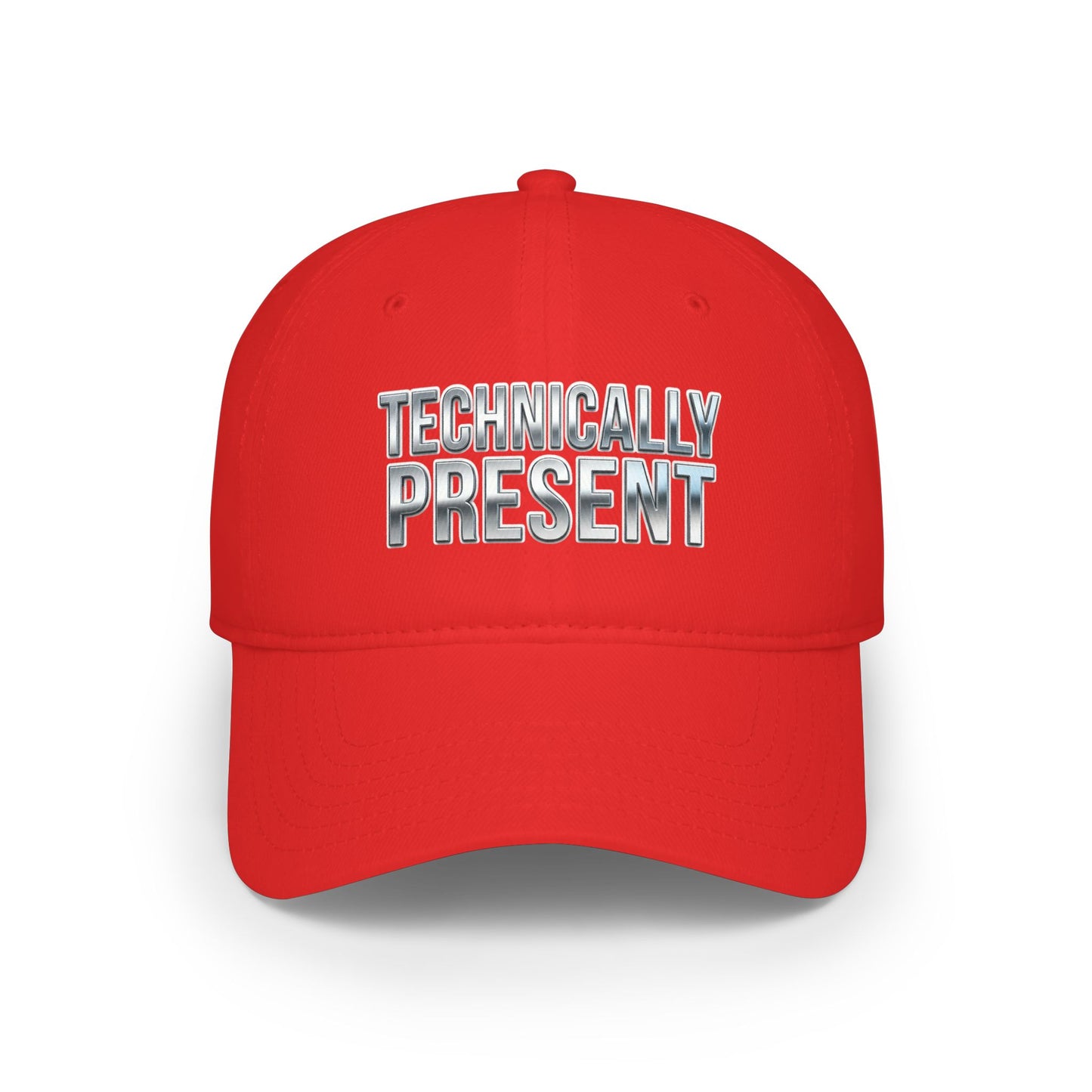 Technically Present Baseball Cap — Low Profile Tech Dad Hat