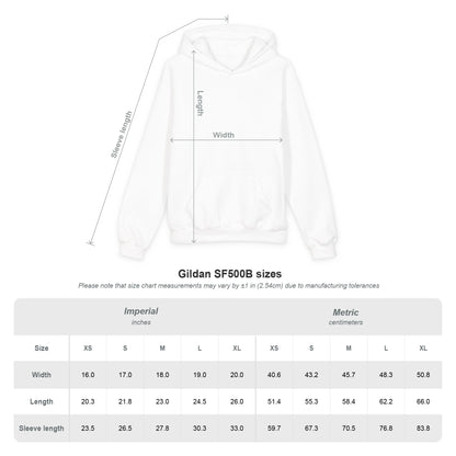 Youth Hoodie - Minimal "Print it your way" Chest Text