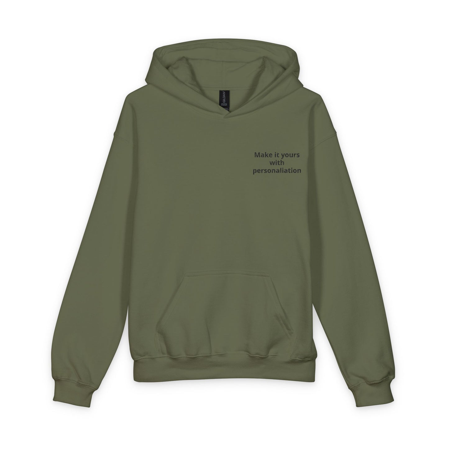 Youth Hoodie - Minimal "Print it your way" Chest Text