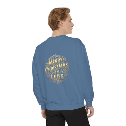 Christmas Sweatshirt — “Merry Christmas to all LEO’s” Holiday Police & Santa Crewneck
