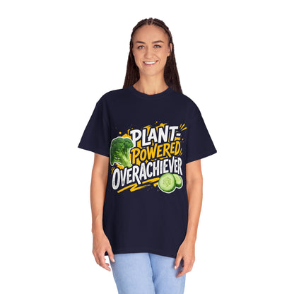 Veggie Powered T‑Shirt — Broccoli & Cucumber Plant‑Powered Graphic Tee