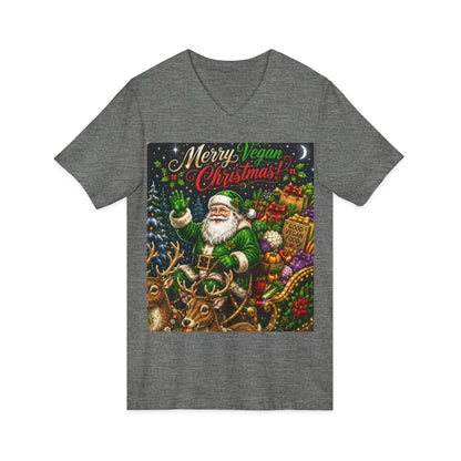 Unisex Jersey Short Sleeve V-Neck Tee
