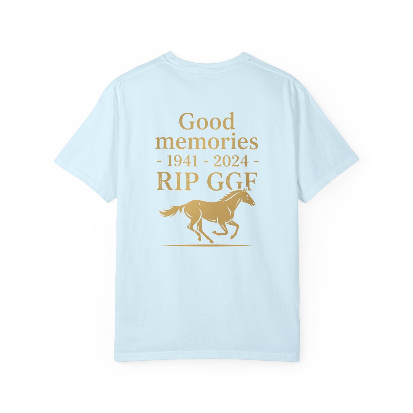 Golden Gate Bridge Illustration T-shirt | Memorial Horse Back Print