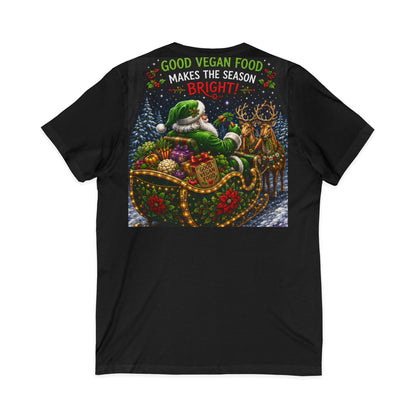 Unisex Jersey Short Sleeve V-Neck Tee