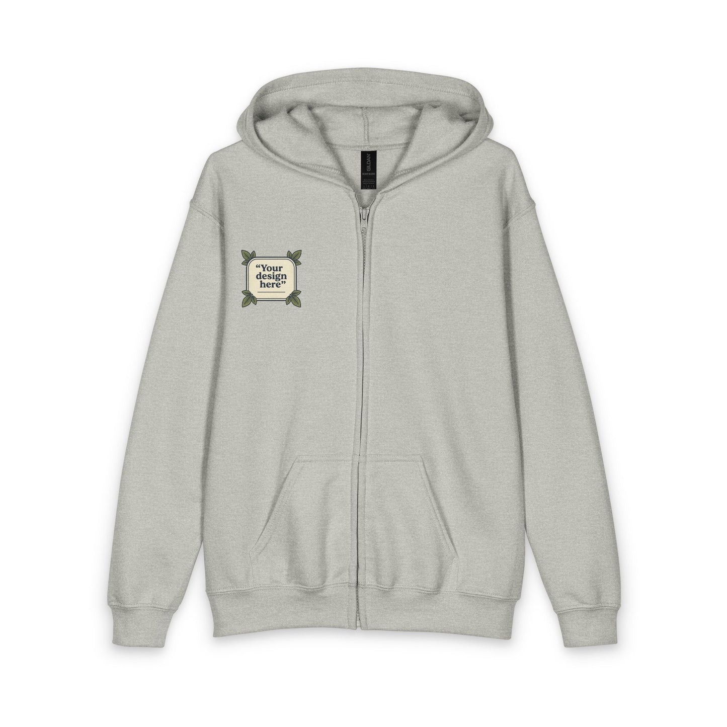 Youth Zipped Hoodie — Personalize it yourself! with our 'Your Design Here' for Kids!
