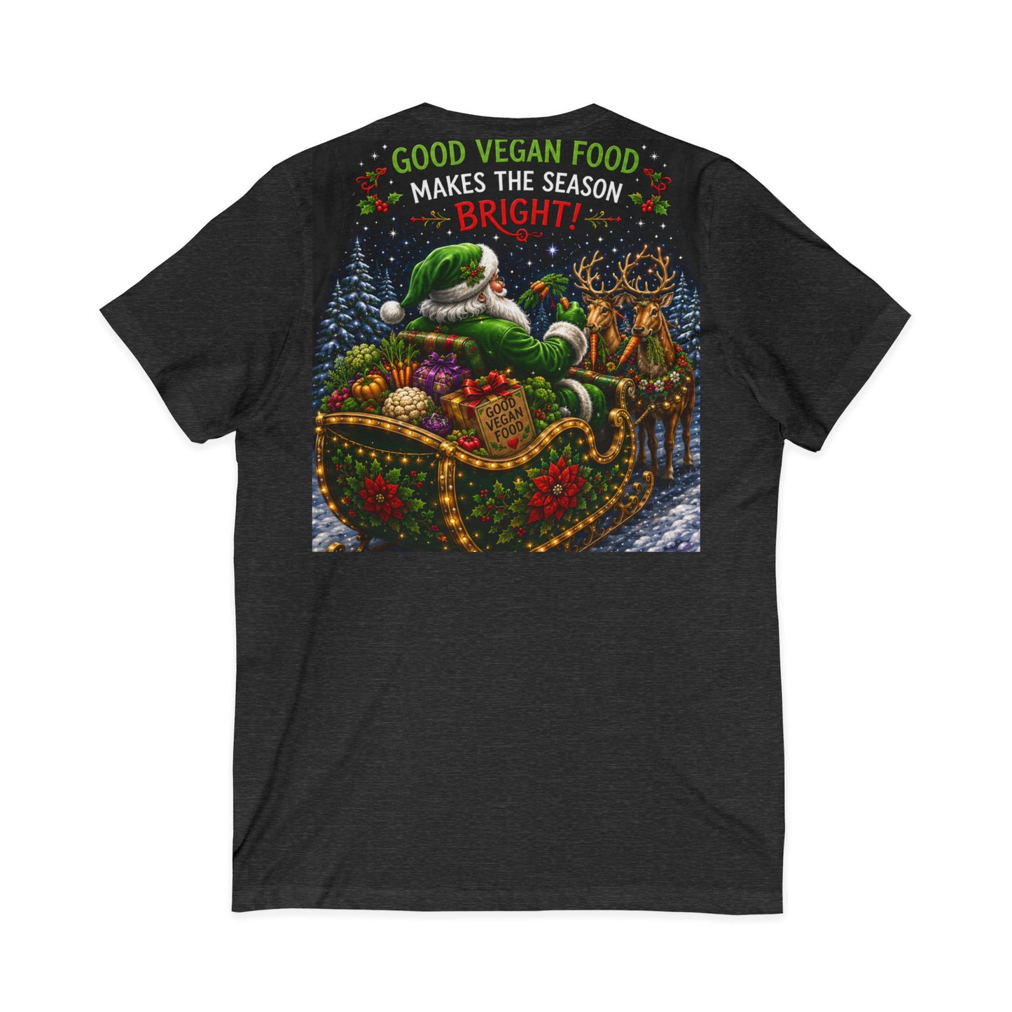 Unisex Jersey Short Sleeve V-Neck Tee