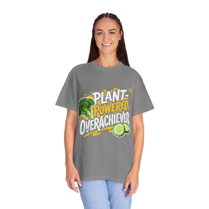 Veggie Powered T‑Shirt — Broccoli & Cucumber Plant‑Powered Graphic Tee