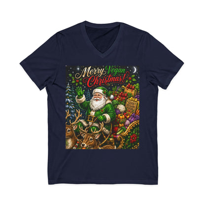 Unisex Jersey Short Sleeve V-Neck Tee