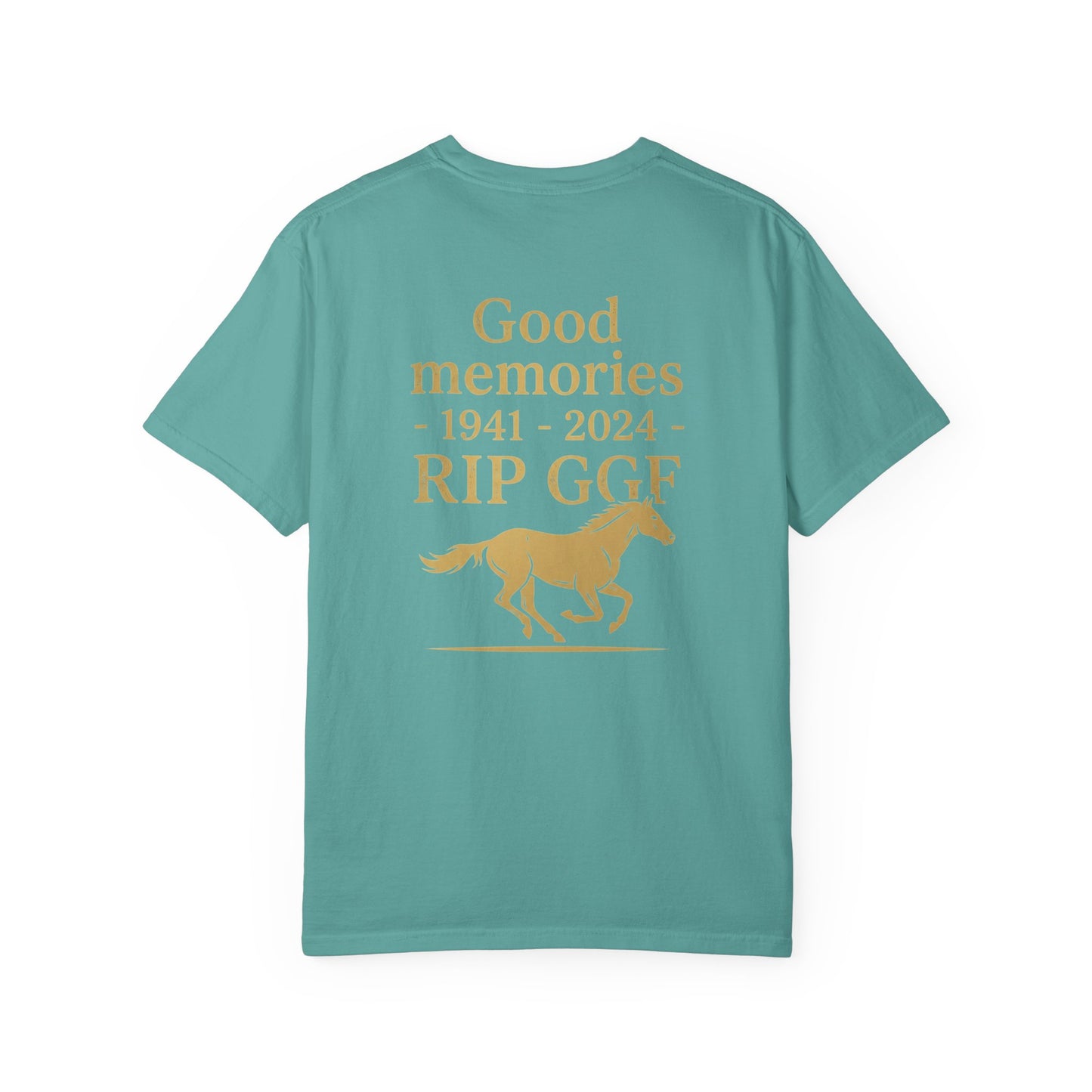 Golden Gate Bridge Illustration T-shirt | Memorial Horse Back Print