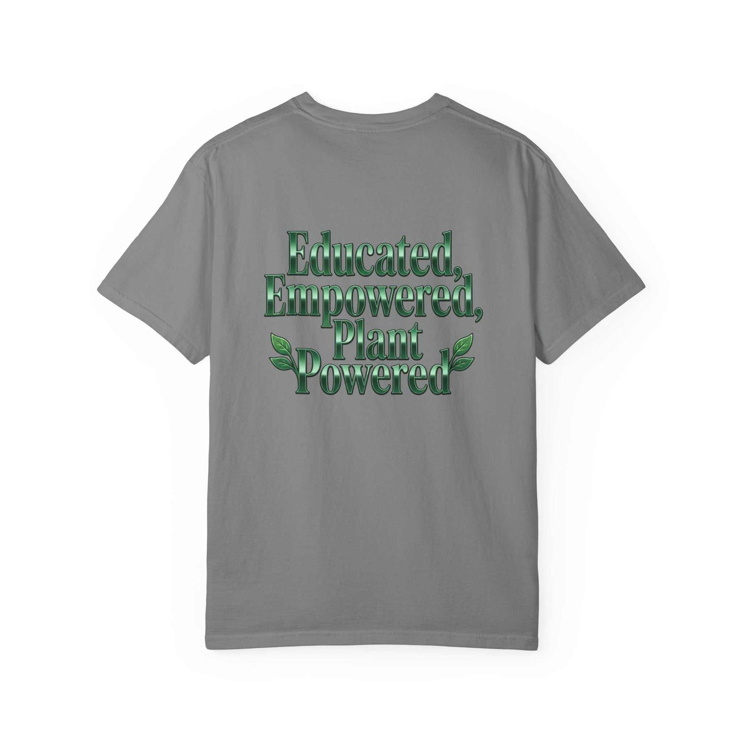Plant-Powered Tee — "Straight A’s and Plant-Based Days" Motivational Graphic T-Shirt