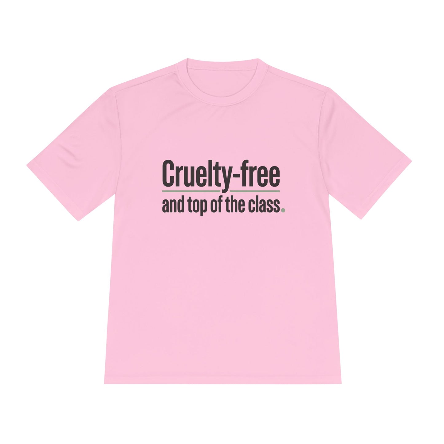 Cruelty-Free and Top of the Class Tee — "Technically Present" Back Graphic