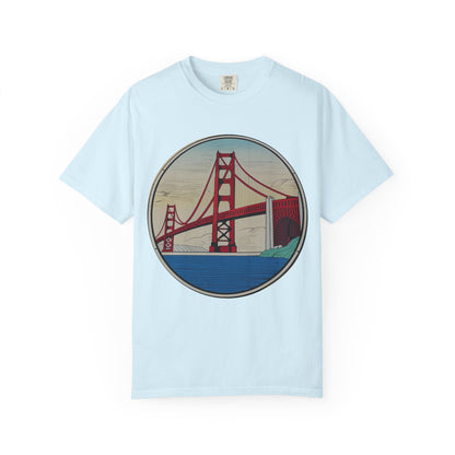 Golden Gate Bridge Illustration T-shirt | Memorial Horse Back Print