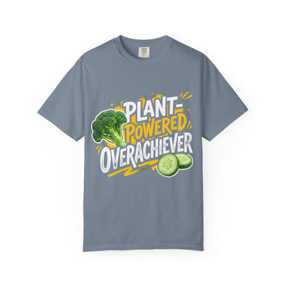 Veggie Powered T‑Shirt — Broccoli & Cucumber Plant‑Powered Graphic Tee