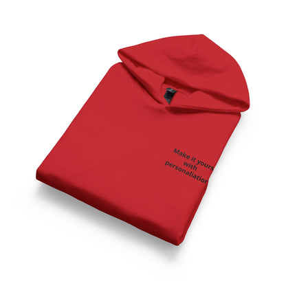 Youth Hoodie - Minimal "Print it your way" Chest Text