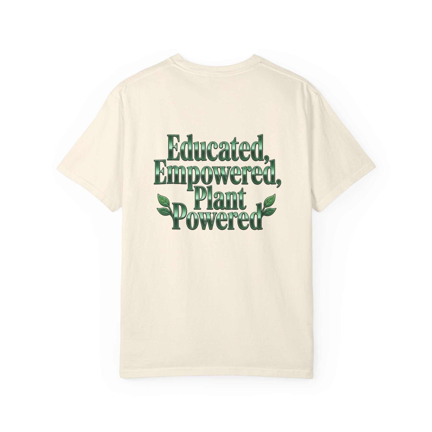 Plant-Powered Tee — "Straight A’s and Plant-Based Days" Motivational Graphic T-Shirt
