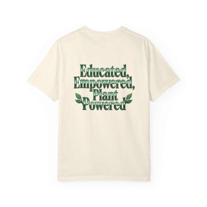 Plant-Powered Tee — "Straight A’s and Plant-Based Days" Motivational Graphic T-Shirt