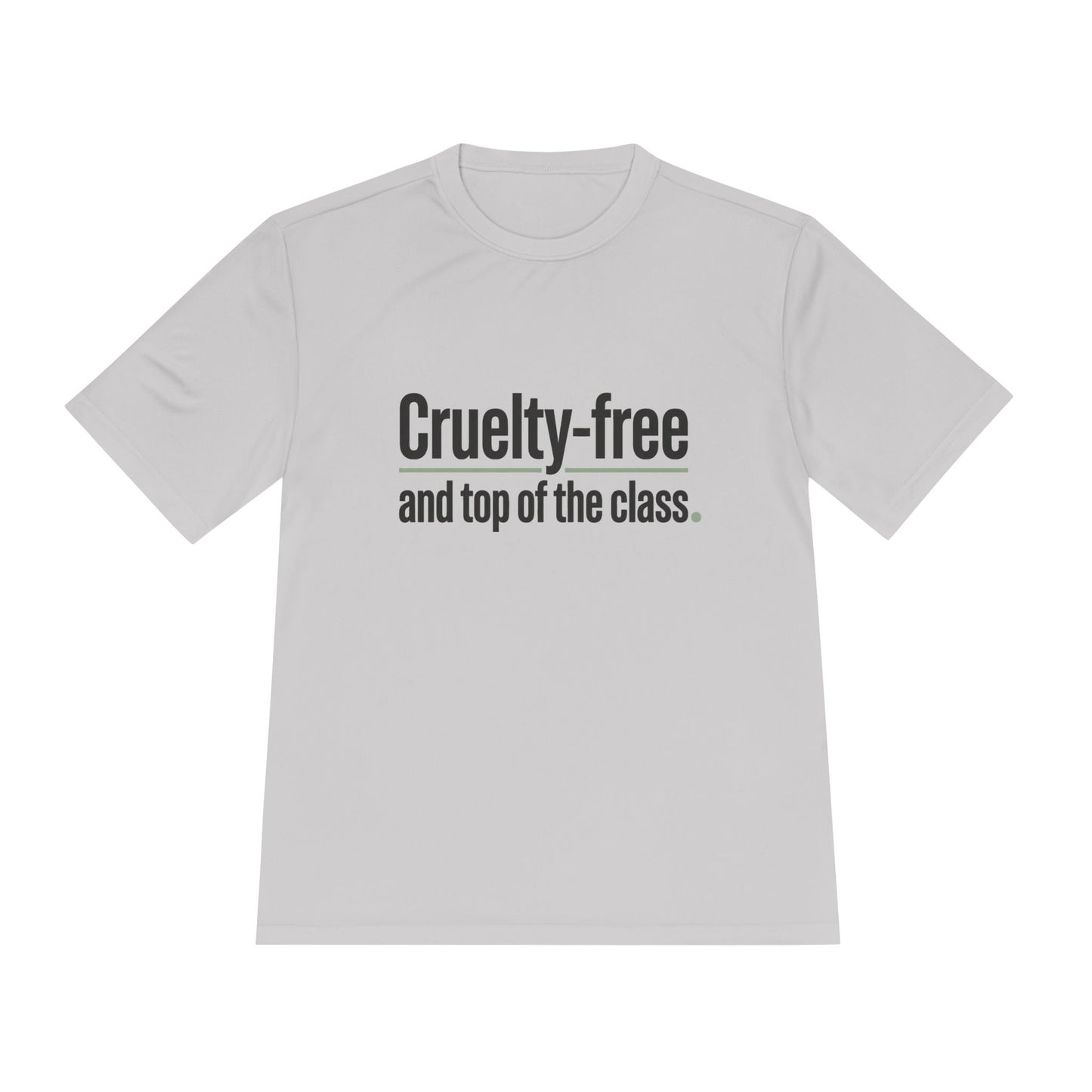 Cruelty-Free and Top of the Class Tee — "Technically Present" Back Graphic