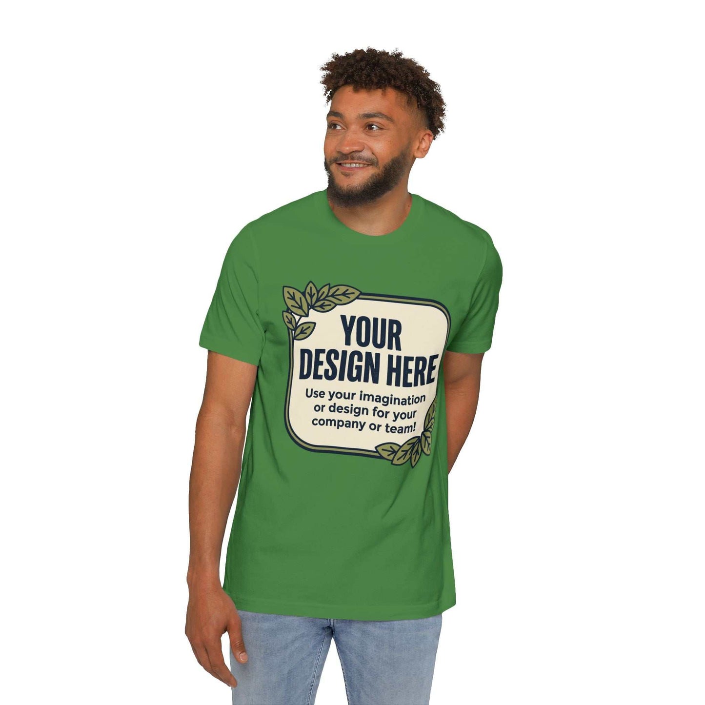 Custom Eco-Inspired T-Shirt — Personalize - Your Design Here