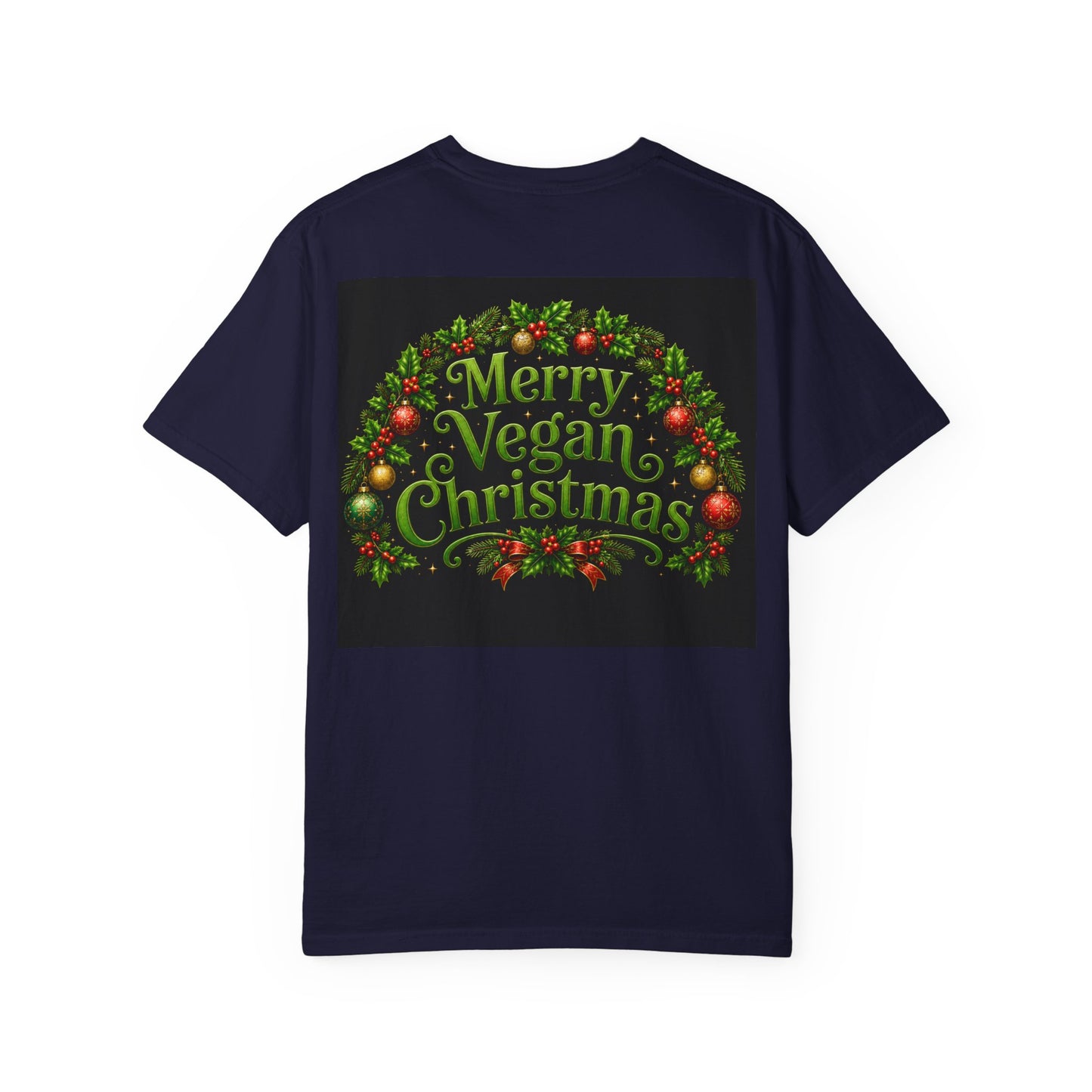 Merry Vegan Christmas T-Shirt - Rudolph & The Elves — Festive Holiday Vegan Graphic Tee