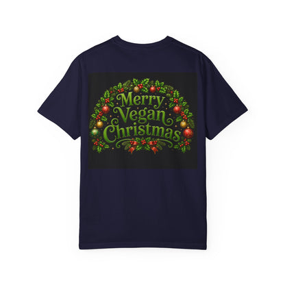 Merry Vegan Christmas T-Shirt - Rudolph & The Elves — Festive Holiday Vegan Graphic Tee