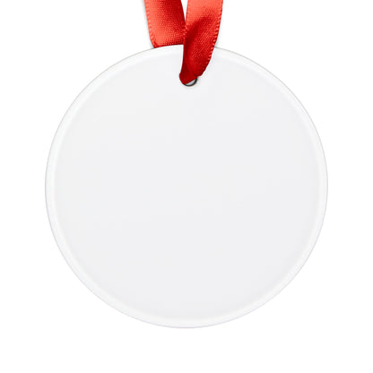 Personalised Acrylic Ornament with Ribbon