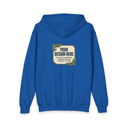 Youth Zipped Hoodie — Personalize it yourself! with our 'Your Design Here' for Kids!