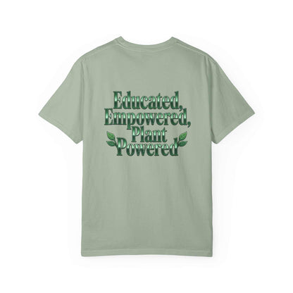 Plant-Powered Tee — "Straight A’s and Plant-Based Days" Motivational Graphic T-Shirt