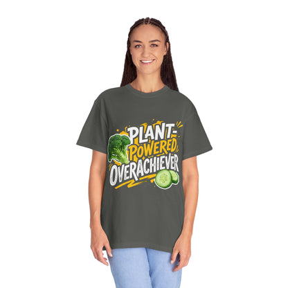Veggie Powered T‑Shirt — Broccoli & Cucumber Plant‑Powered Graphic Tee