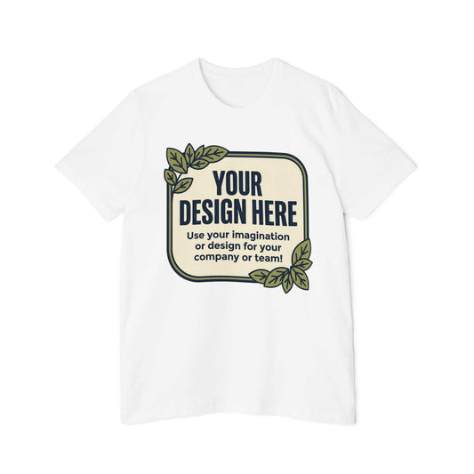 Custom Eco-Inspired T-Shirt — Personalize - Your Design Here