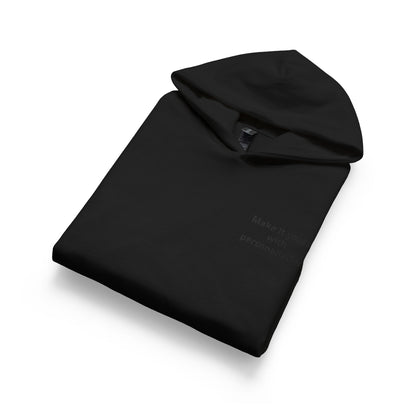 Youth Hoodie - Minimal "Print it your way" Chest Text