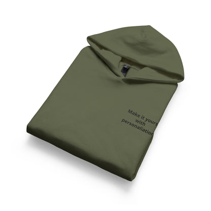 Youth Hoodie - Minimal "Print it your way" Chest Text