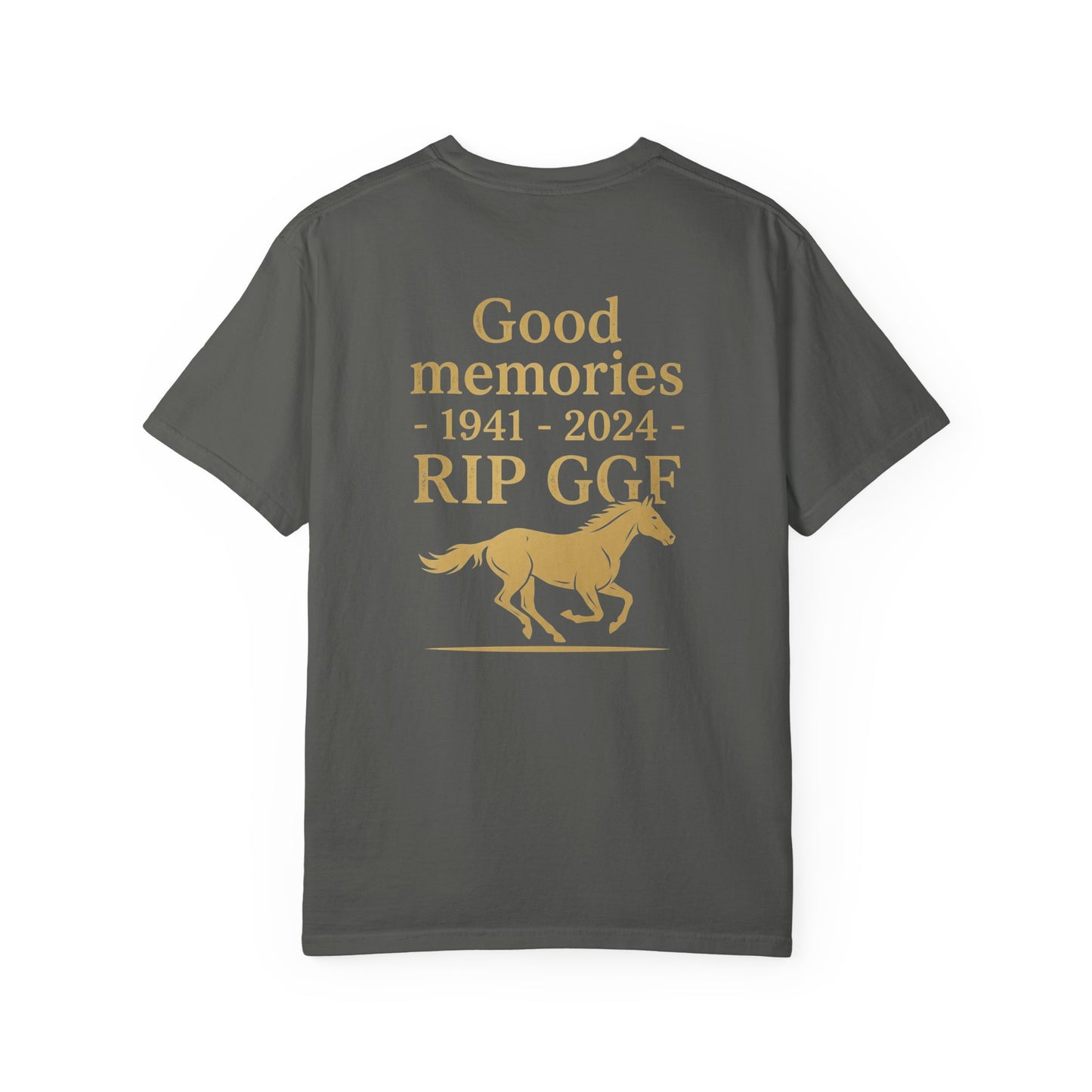 Golden Gate Bridge Illustration T-shirt | Memorial Horse Back Print