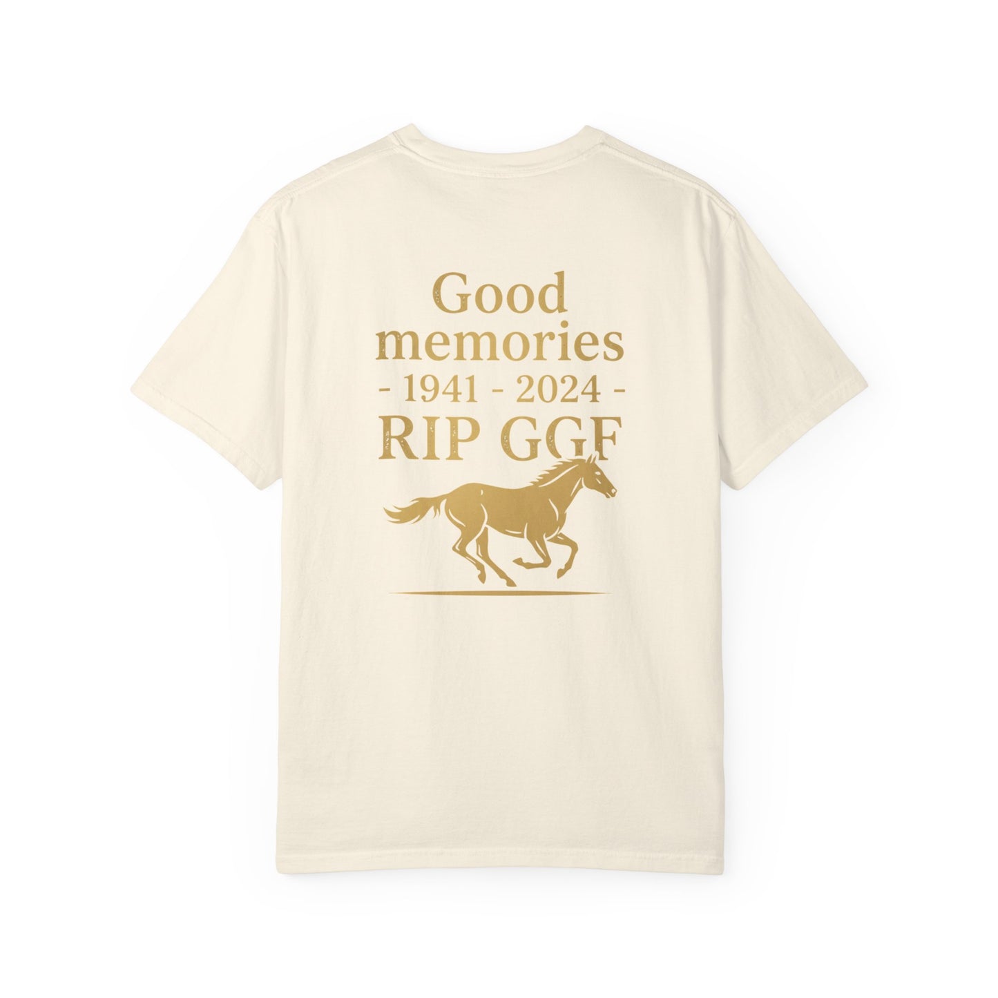 Golden Gate Bridge Illustration T-shirt | Memorial Horse Back Print