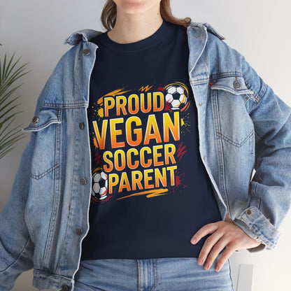 Back to School - Proud Vegan Soccer Parent T-Shirt