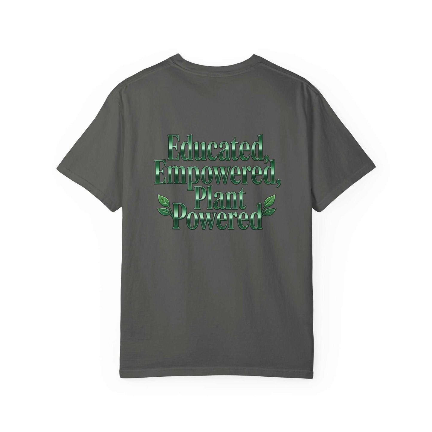 Plant-Powered Tee — "Straight A’s and Plant-Based Days" Motivational Graphic T-Shirt