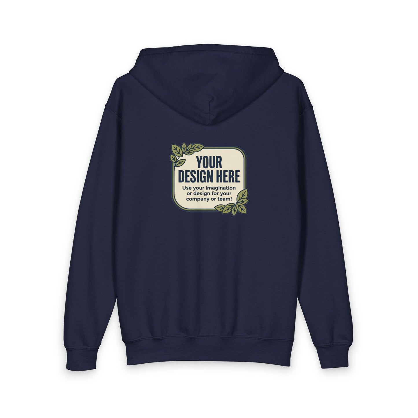 Youth Zipped Hoodie — Personalize it yourself! with our 'Your Design Here' for Kids!